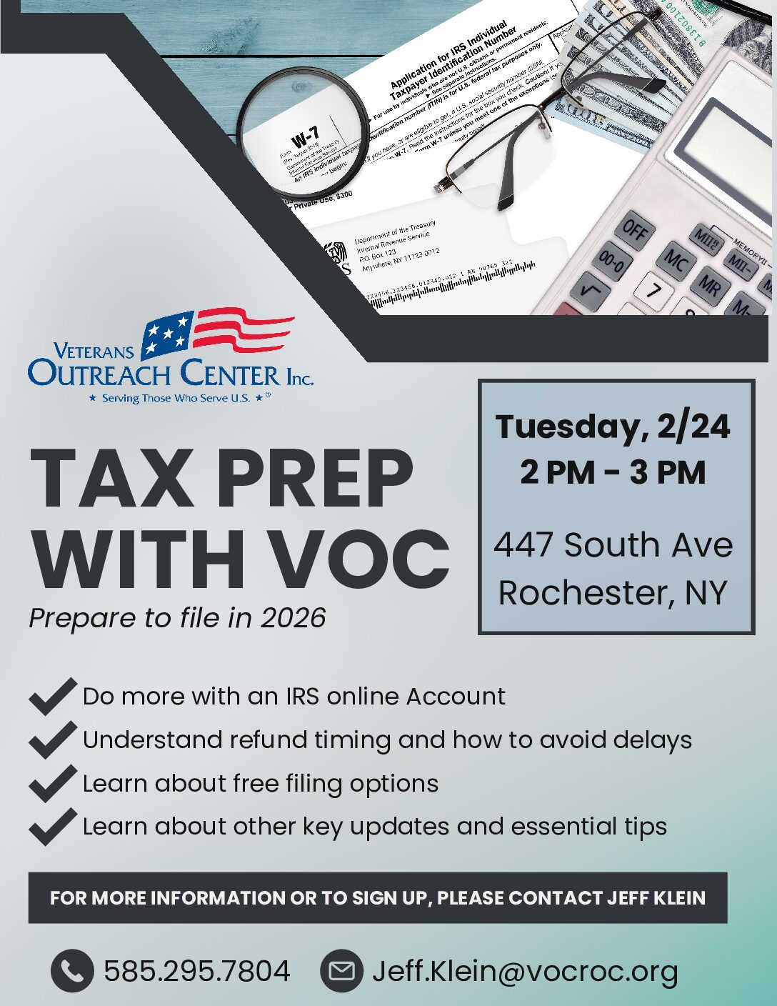 IRS 2026 Tax Filing Seminar